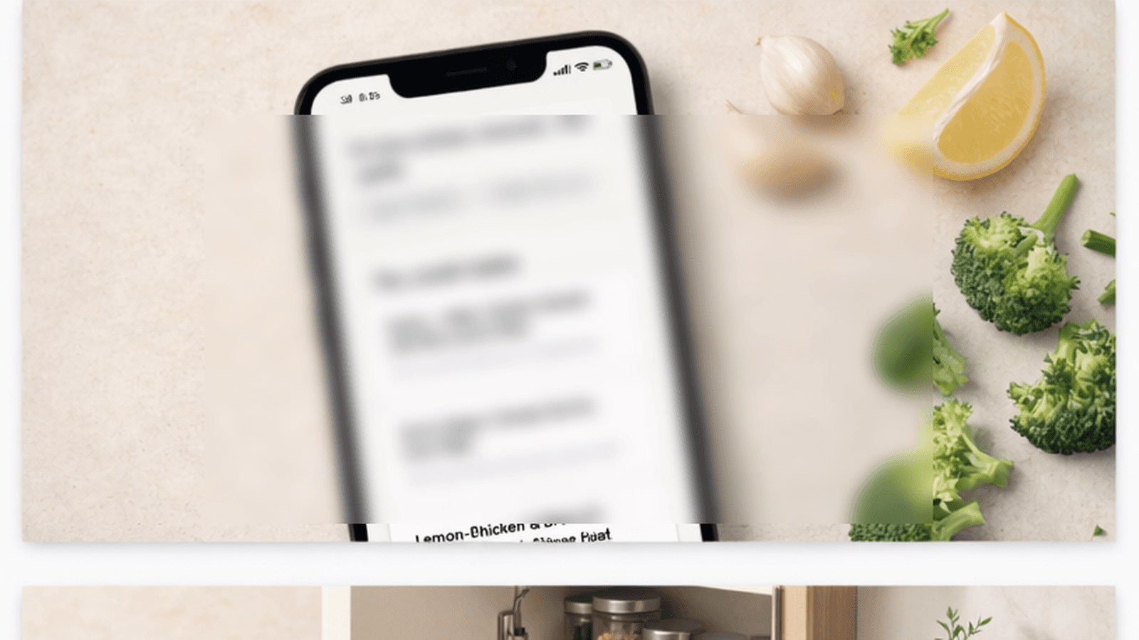 AI recipes that are actually based on your pantry
